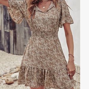 PRETTYGARDEN Women's Summer Boho Short Dresses size S